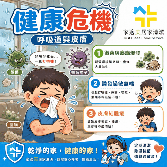 大台北居家除黴推薦清潔公司